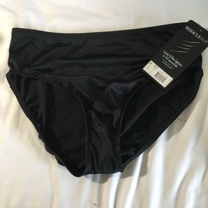 Miraclesuit basic swim bottom Black classic brief
